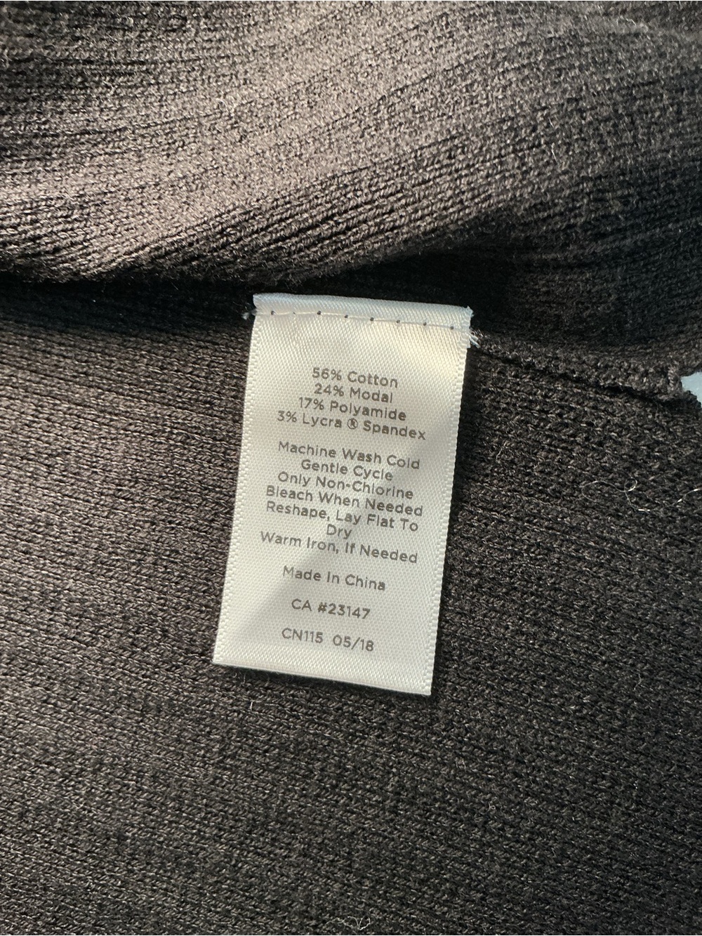 Black Long Open Front Sleep Robe - Picture 6 of 7